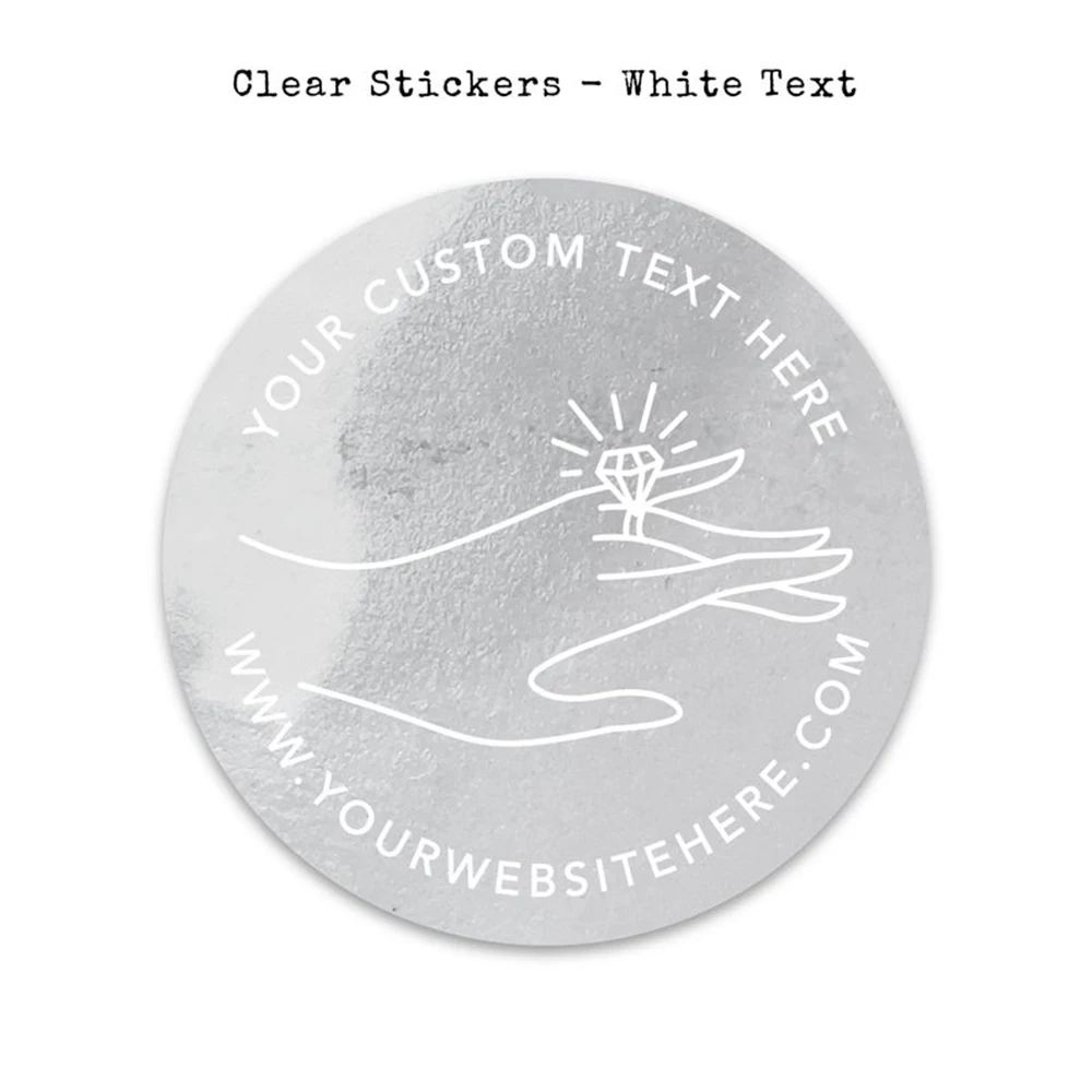 24pcs 40mm Custom Business Label Stickers Personalized Food Packaging Decals Envelope Seals Cosmetic Labels Product Branding