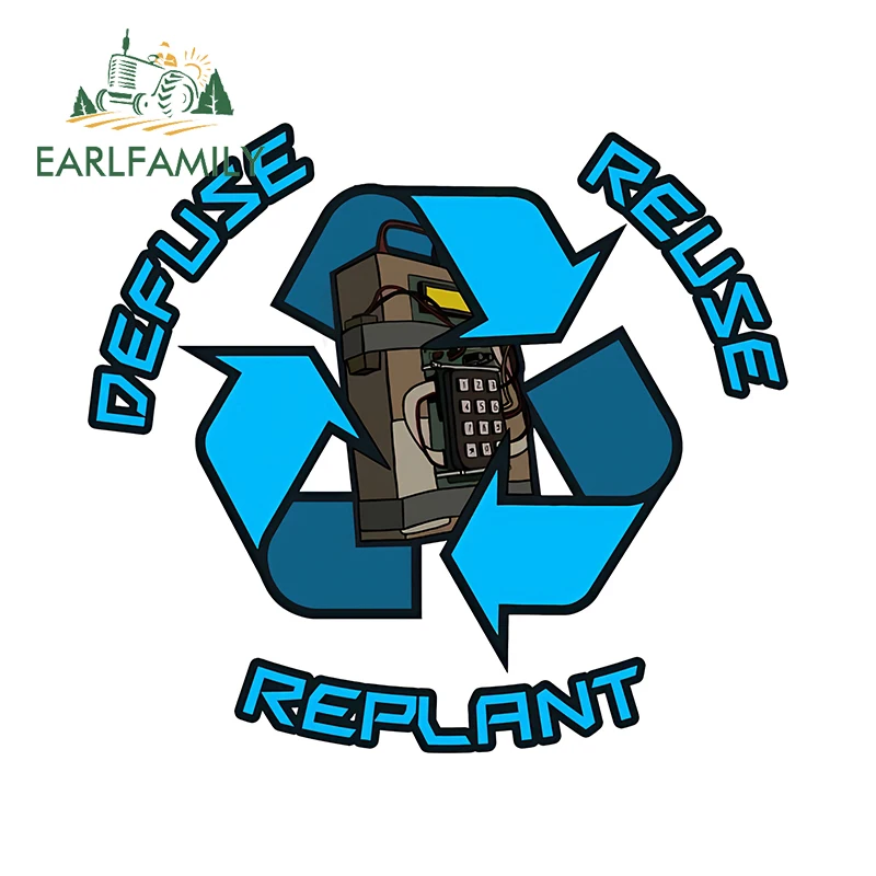 

EARLFAMILY для Cs Go, тематические автомобильные наклейки, крутая личность, граффити, зеркало заднего вида, наклейки на багажник, солнцезащитный крем, защита двери автомобиля