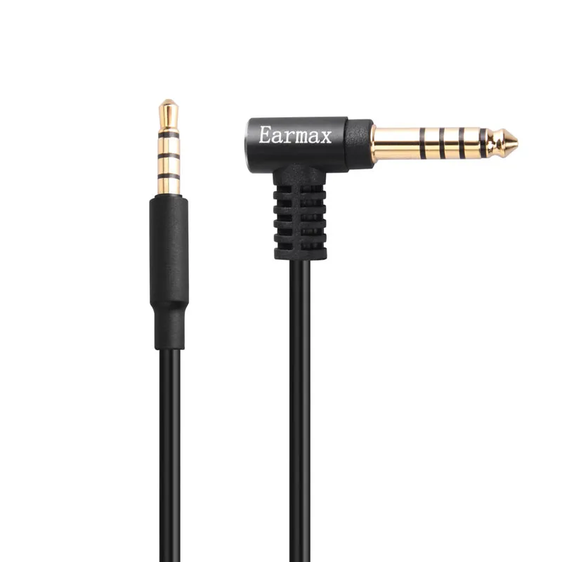 For 2.5mm 4.4mm Balance to 3.5mmBeats Monster Philips Solo2 3 DEVA PRO Headset Single Crystal Copper Silver Plated Upgrade Cable