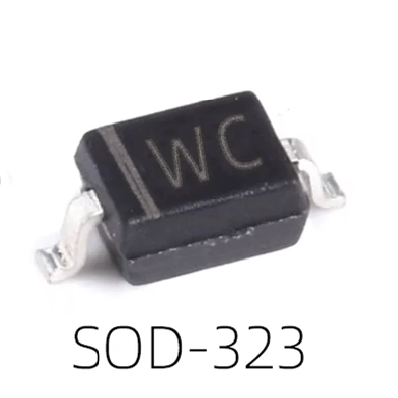 (100pcs) BZT52C7V5S (Marking WC) SOD-323 SMD 0805 Voltage Stabilized Diode 7.5V 200mW