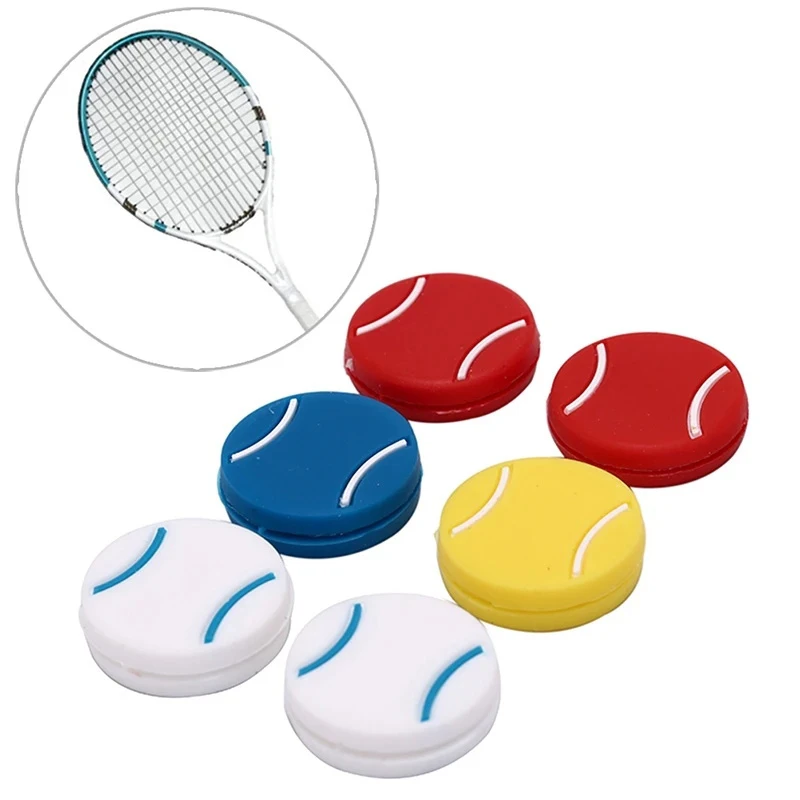 Colorful Tennis Racket Shock Absorber Vibration Dampeners Anti-vibration Silicone Sports Accessories