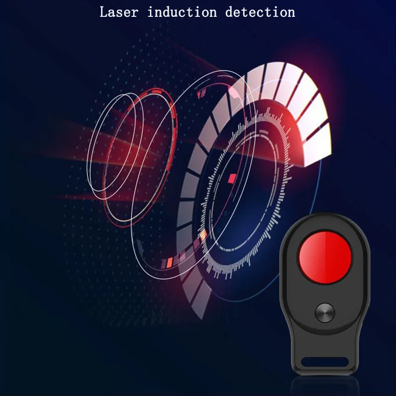 WT14 Hotel Anti Camera Peeping Detector Compact Portable Infrared Scanning Environment Accurate Laser Detection Vibration Alarm