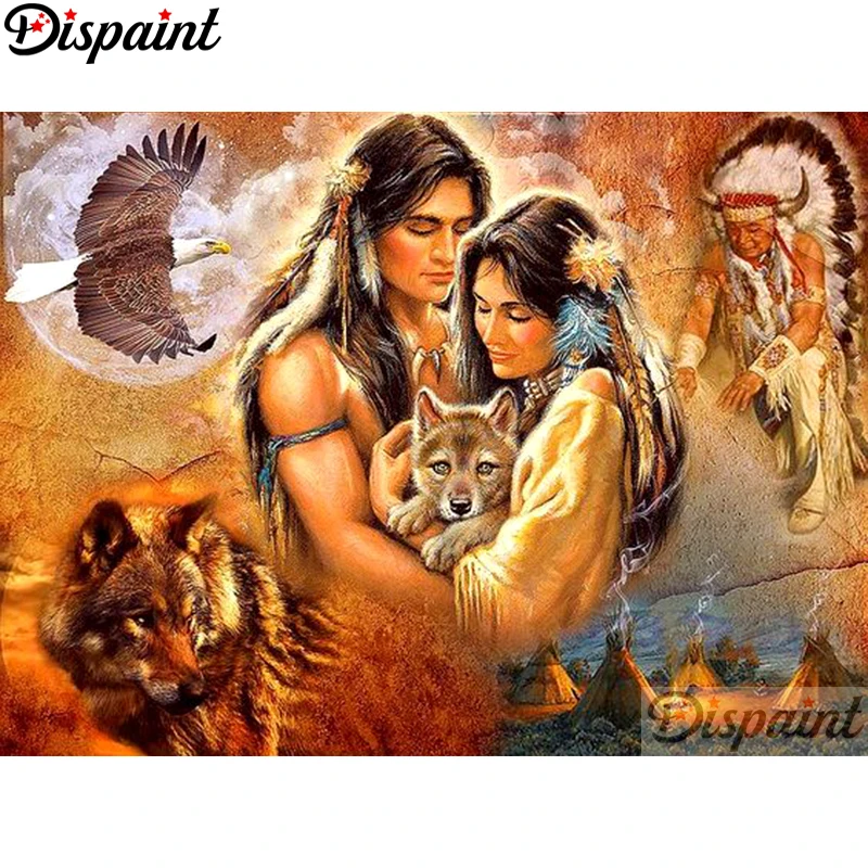 Dispaint Full Square/Round Drill 5D DIY Diamond Painting 