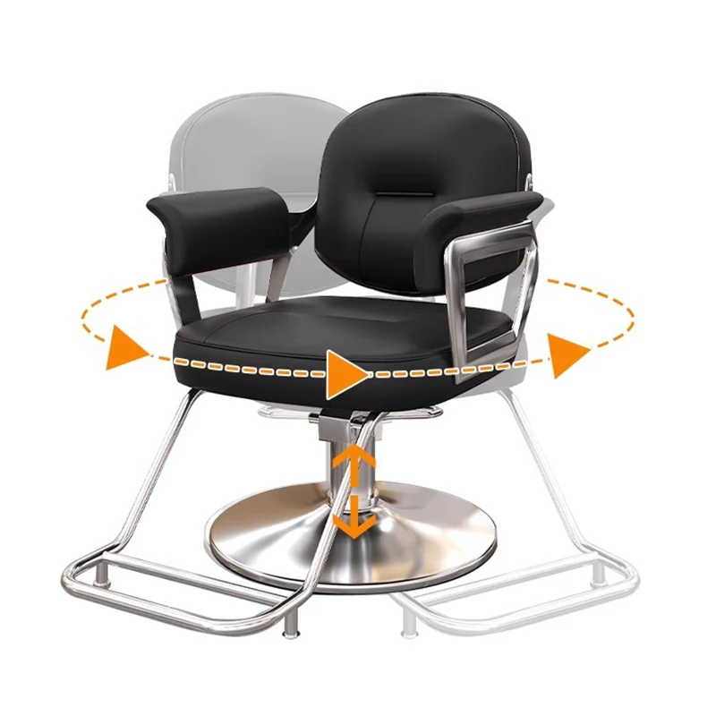 Design Professional Barber Chair Luxury Comfortable Nordic Trendy Barber Chair Simple Glamour Silla Barbero Commercial Furniture