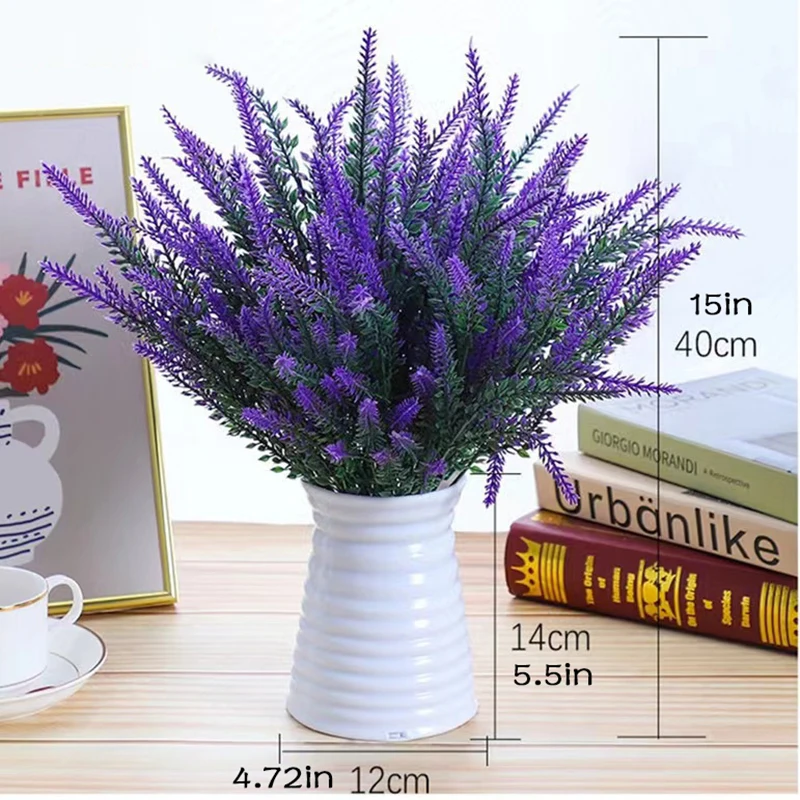 Artificial Provence Lavender Flower Stems 4