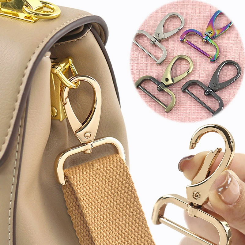 5Pcs Detachable Bag Buckles for Strap 13-38mm Metal Swivel Lobster Clasp Belt Webbing Trigger Snap Hook DIY Accessories