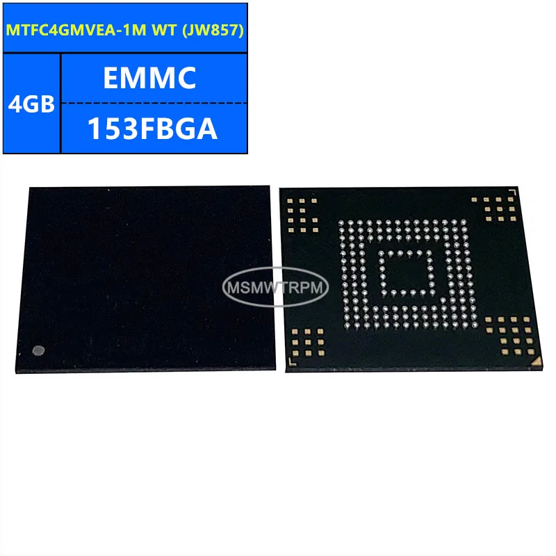 MTFC4GMVEA-1M WT JW857 MTFC4GMTEA-WT JW729 EMMC4.41 4GB 153FBGA Memory Chip IC Electronic Components New Original