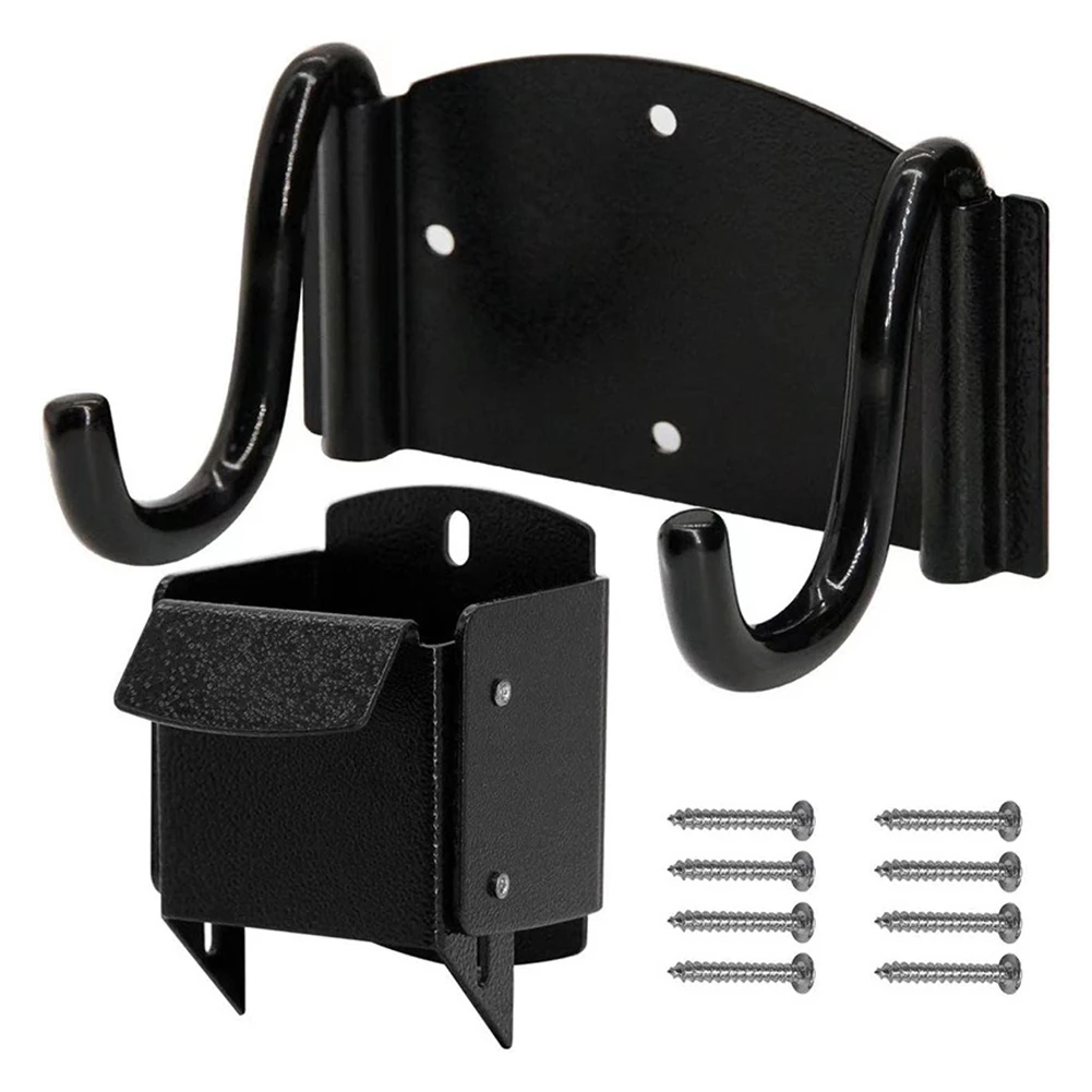 Garage Organization Heavy Duty Storage Hook Corrosion-Resistant Finish Easy Installation Steps Accessory Black