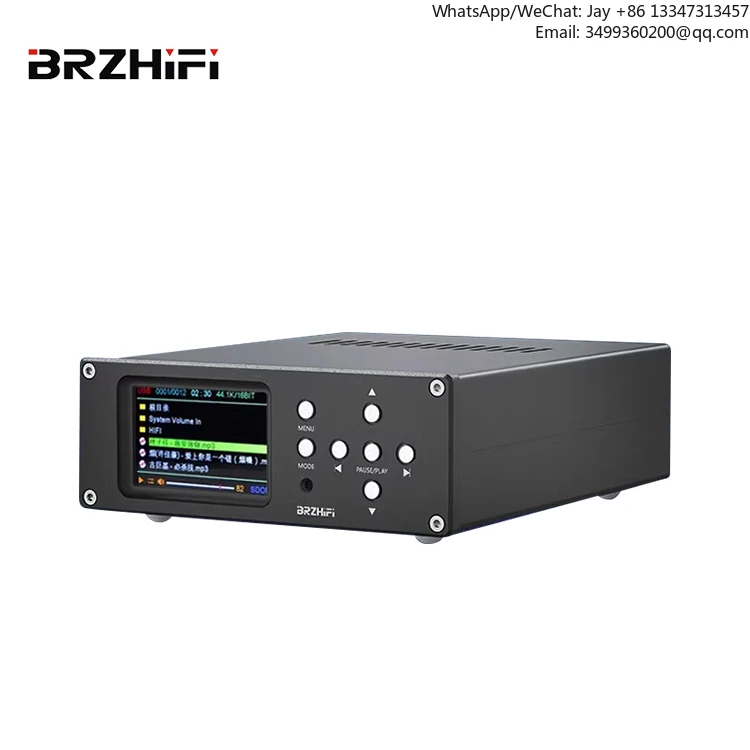 

Цифровой аудиоплеер DV20C с XLR, RCA, коаксиальным и USB входами, DSD DAC ES9038Q2M, пультом дистанционного управления, без потерь качества звука, высококачественный CD-плеер