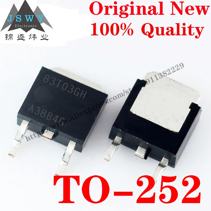 

10~100PCS AP83T03GH-HF TO-252 Discrete Semiconductor Transistor MOSFET IC Chip the for module arduino nano Free Shipping 83T03GH