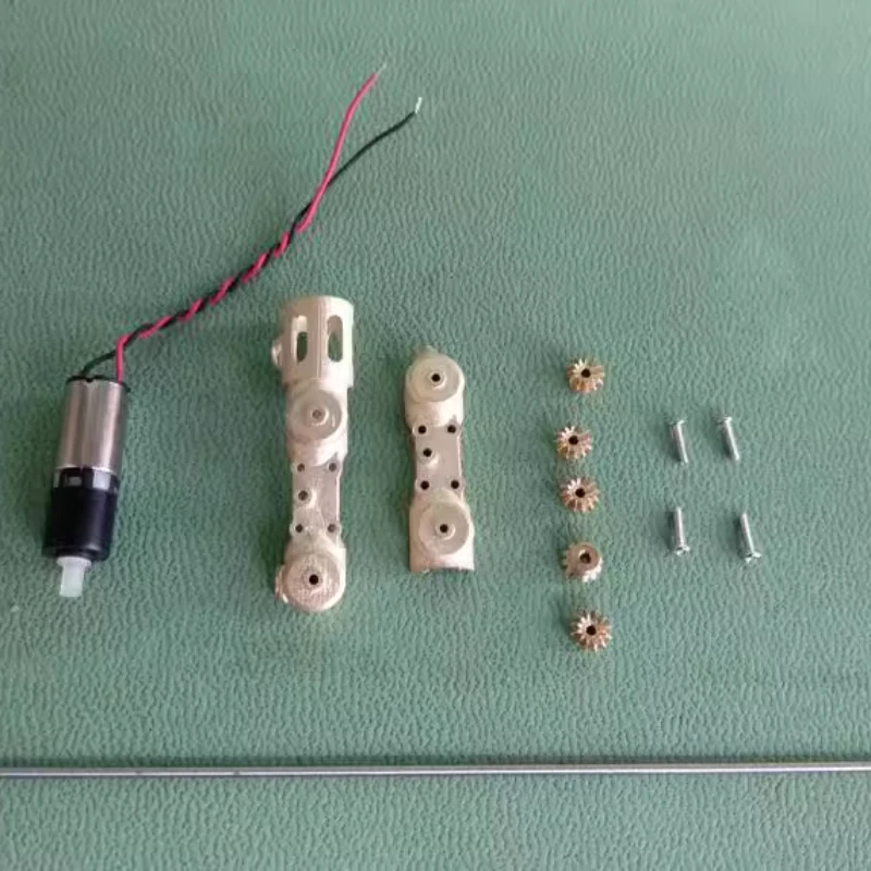 Micro Gearbox Reduction Motor 1/87 1/72 Static Modification Dual Axis Gearbox