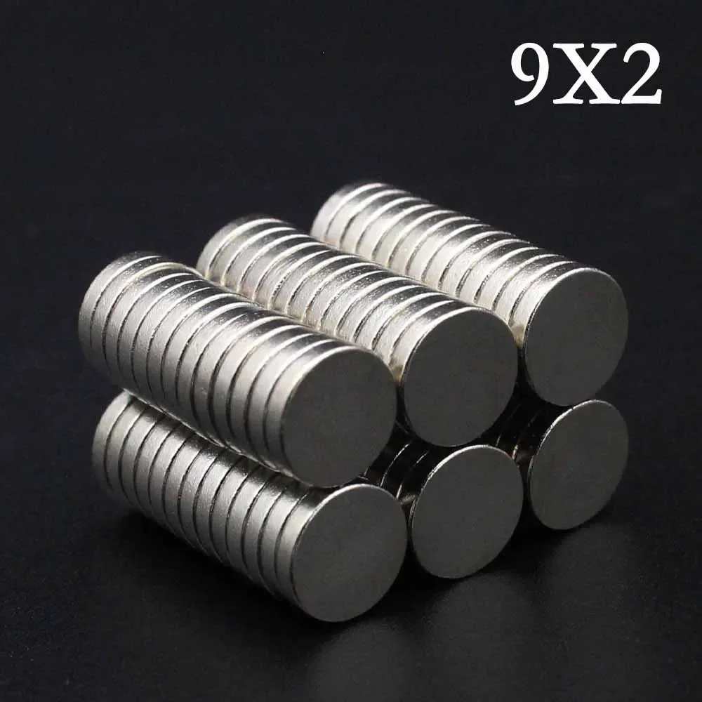 5/10/20/30/50Pcs 9x2 Neodymium Magnet 9mm x 2mm N35 NdFeB Round Super Powerful Strong Permanent Magnetic imanes 9*2