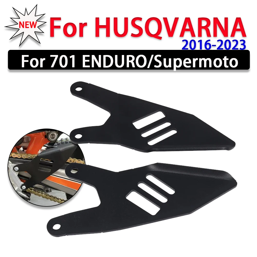 

For HUSQVARNA 701 ENDURO Supermoto New Footrest Rear Heel Guard Cover Luggage Rack-less Bags Strap Mounting Bracket Accessories