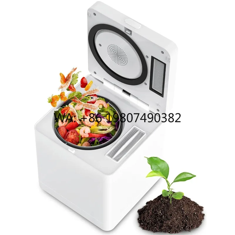 3L Smart Electric Composter Self Cleaning Odorless Fast Processing DC Power Eco Friendly Kitchen Waste Composting Equipment