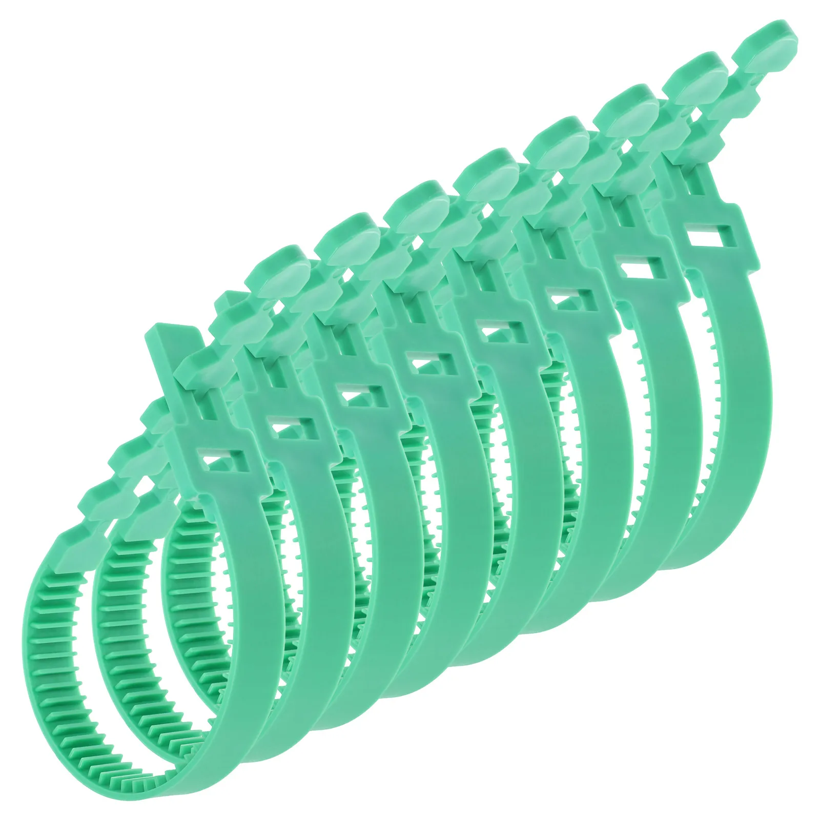 

8pcs Plant Ties Support Garden Stakes Tree Fixing Straps Wind Resistant Durable Adjustable for Outdoor Plants Shrubs Large
