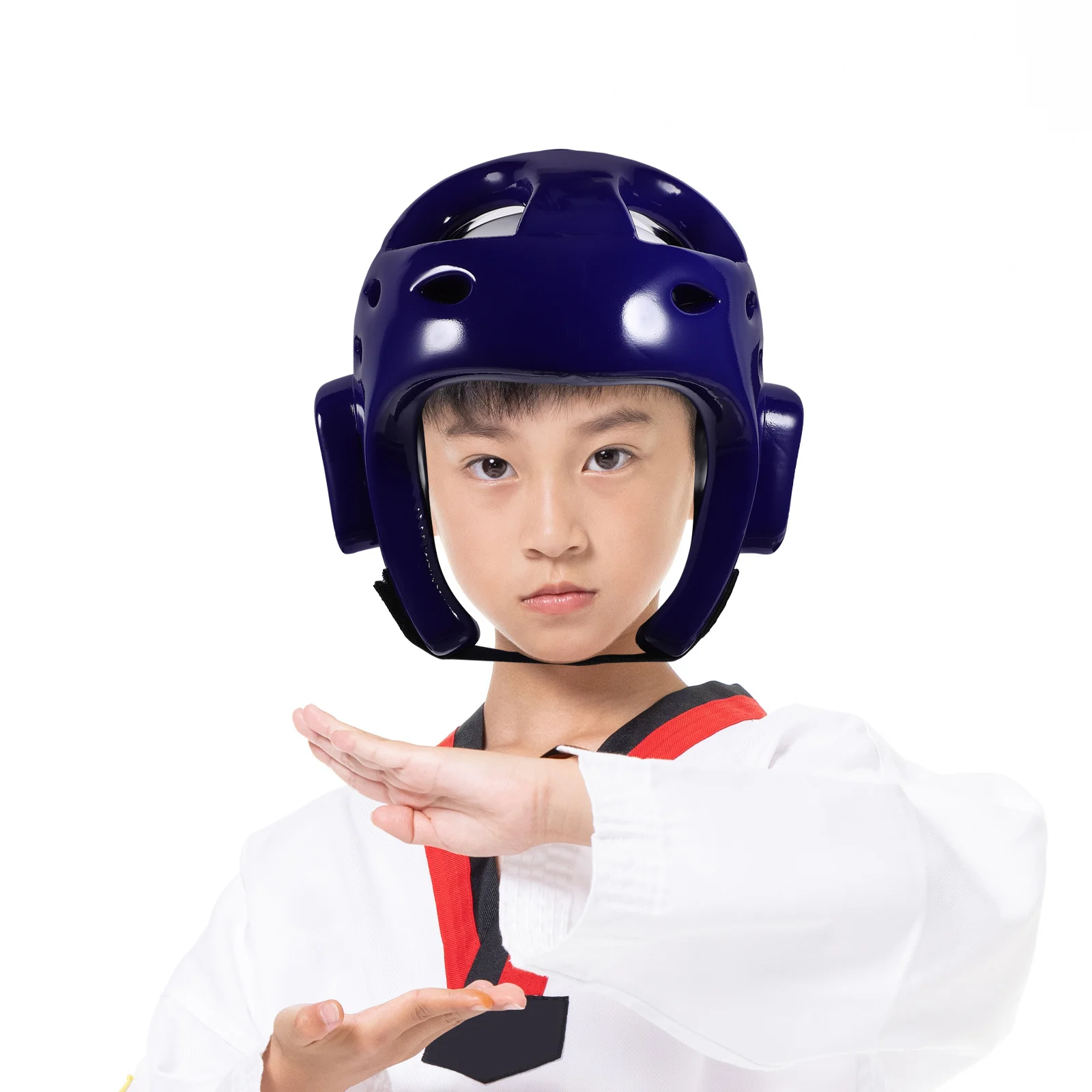 الشباب المصارعة القبعات مادة إيفا التايكوندو الملاكمة كيك بوكسينغ معدات السلامة يثبت حزام مطاط قواطع الذقن