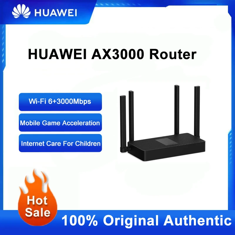 

Wi-Fi-роутер Huawei AX3000, 6 + 3000 Мбит/с, 4 антенны