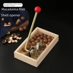 Macadamia Nut Opener Fresh Macadamia Walnut Shell Cracking Tool Raw Hawaiian Sheller Nut Fruit Opener Device