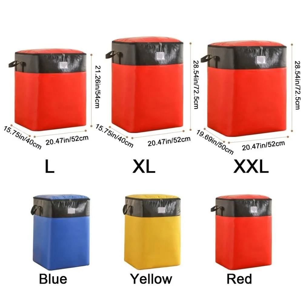 Large Capacity Moving Package Bag Durable Waterproof Luggage Packing Bag Dustproof Multifunctional Clothes Quilt Storage Bag view 6