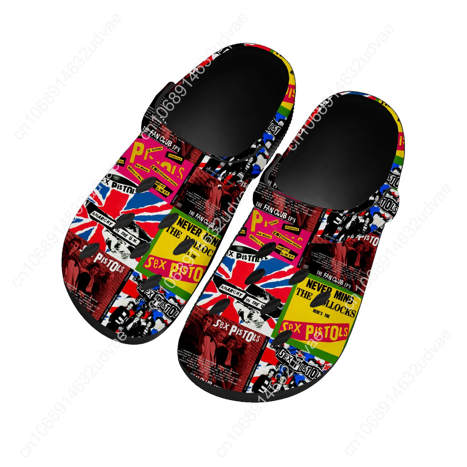 Sex Pistols Water Shoes Mens Womens High Quality Fashion Home Garden Clogs Customizd Sandals Beach Breathable Hole Slippers