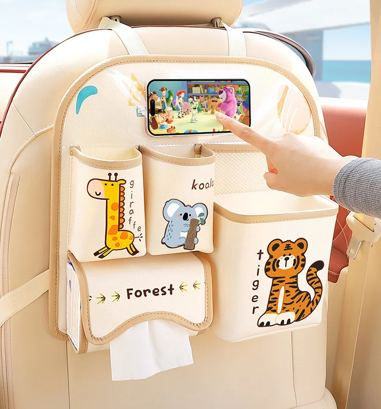 Hanging Back Bag, In-Car Tissue Rear Seat Car Box, Storage Rack