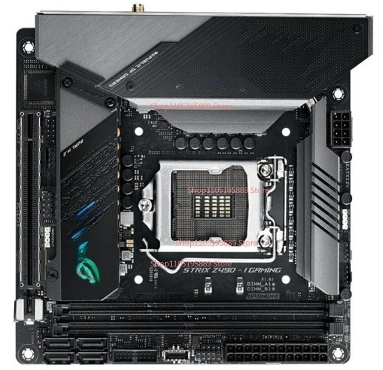 

Материнская плата ASUS ROG STRIX Z490-I GAMING Intel Z490 (LGA 1200) Mini-ITX для высококлассных киберспортивных ПК
