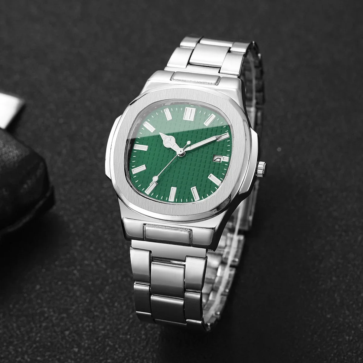 1PC Surprise Mystery Watch Blind Box-Fashion Square Men Business Watches Simple Calendar Quartz Watch Reloj Hombre（Without Box） view 6