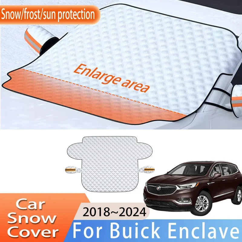 

Car Accessories For Buick Enclave 2018~2024 2019 2020 Front Windscreen Snow Cover Ice Frost Sun Protector Waterproof Auto Parts