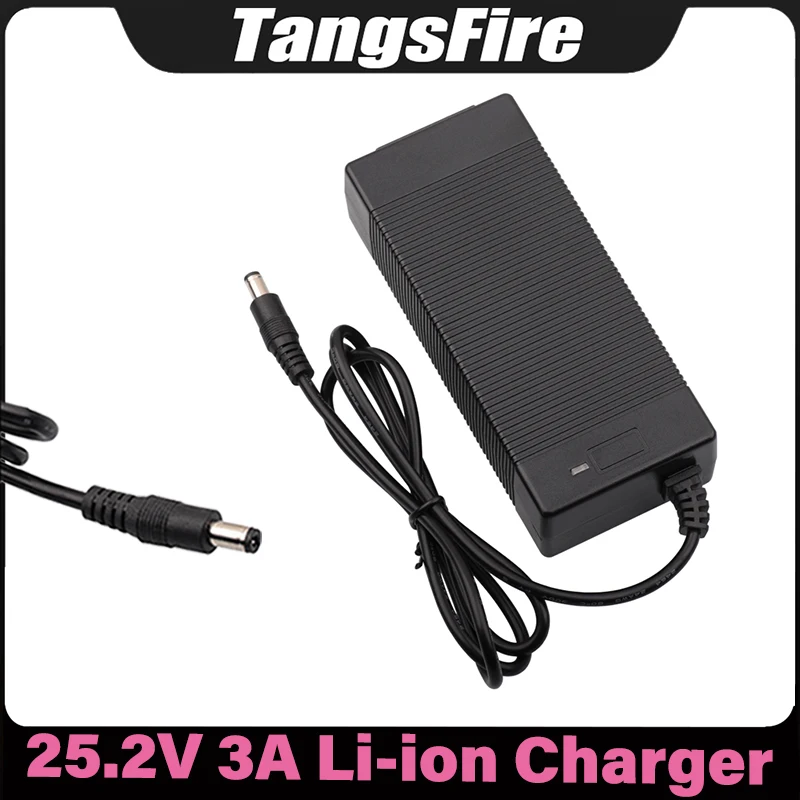 

25.2V 3A Lithium Battery Charger 6S for 21.6V 22.2V Electric drill Li-ion Battery Charger EU/US/AU/UK/KR High quality Connector