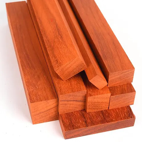 Red Rosewood Long Strip Wood Squares Handmade DIY Mahogany Carving Material Solid Wood Desktop Furniture Decorative Wood