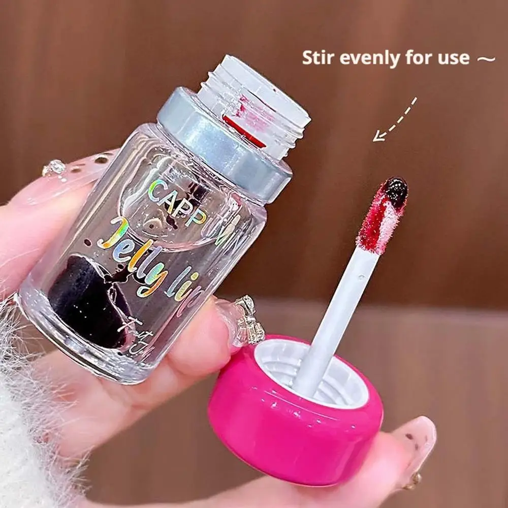 Tinta per labbra fruttata Water Gloss Tinta trasparente 5 colori Colori idratanti Liquido Rossetto alto Pigmento Impermeabile a lunga durata Non-U9D5