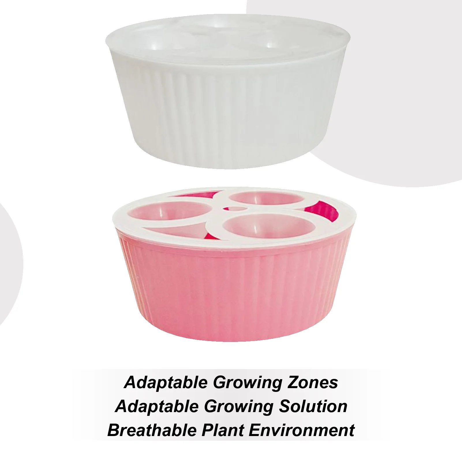 Hydroponic Plant Pot 3-hole Hyacinth Planter Flower Bulb Planting Container for Gardeners Apartment Office Beginners Indoor