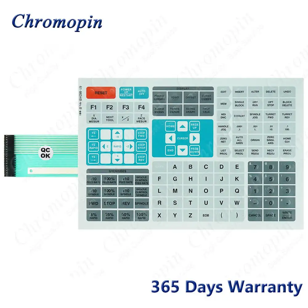 for 61-8634B Rev.B SEI Membrane Keypad Keyboard Switch for 61-8634B Rev B SEI Switch Keyboard