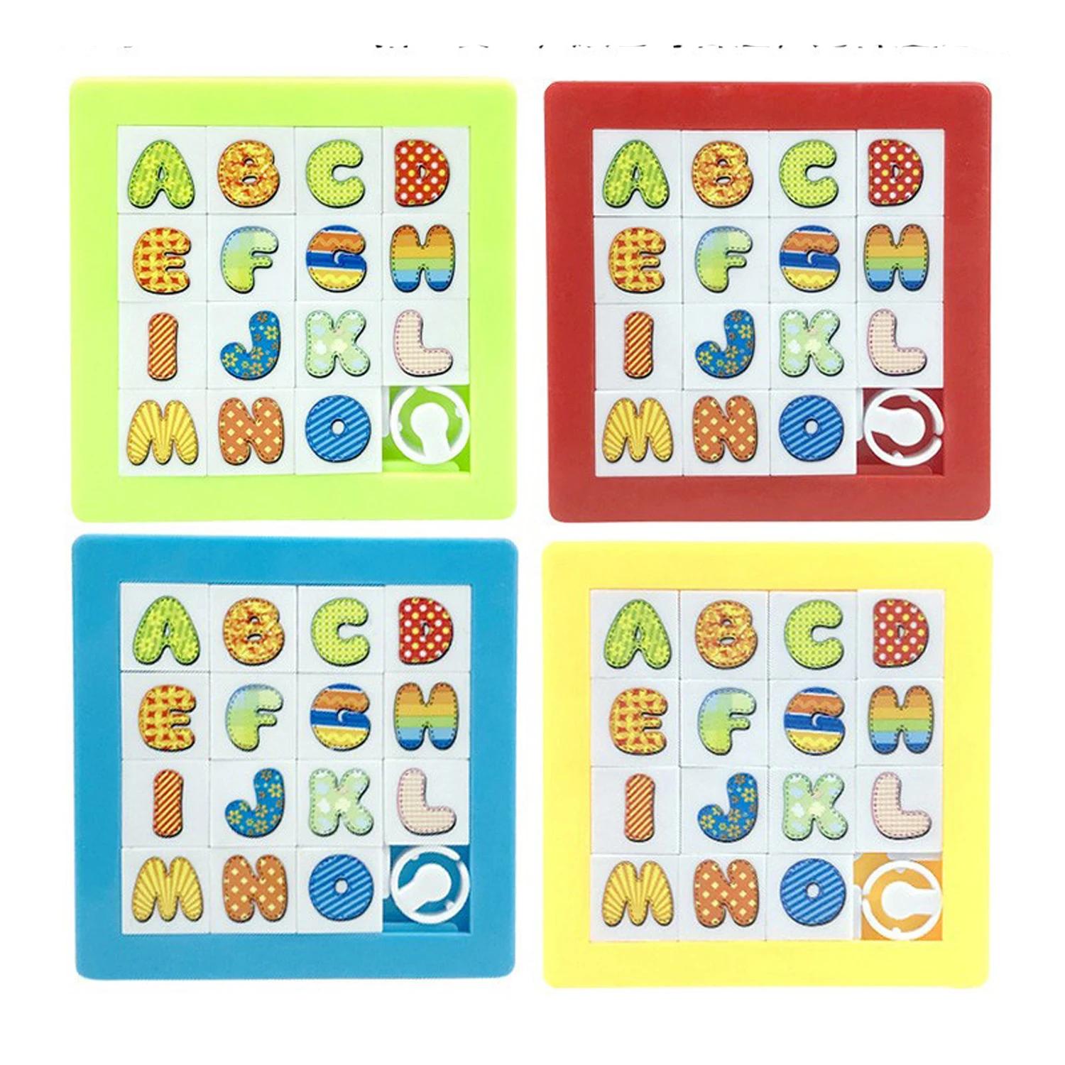 Puzzle coulissant en plastique pour enfants, quinze chiffres, casse-tête, récompenses scolaires, cadeaux de fête, jouets éducatifs d'apprentissage pour garçons et filles