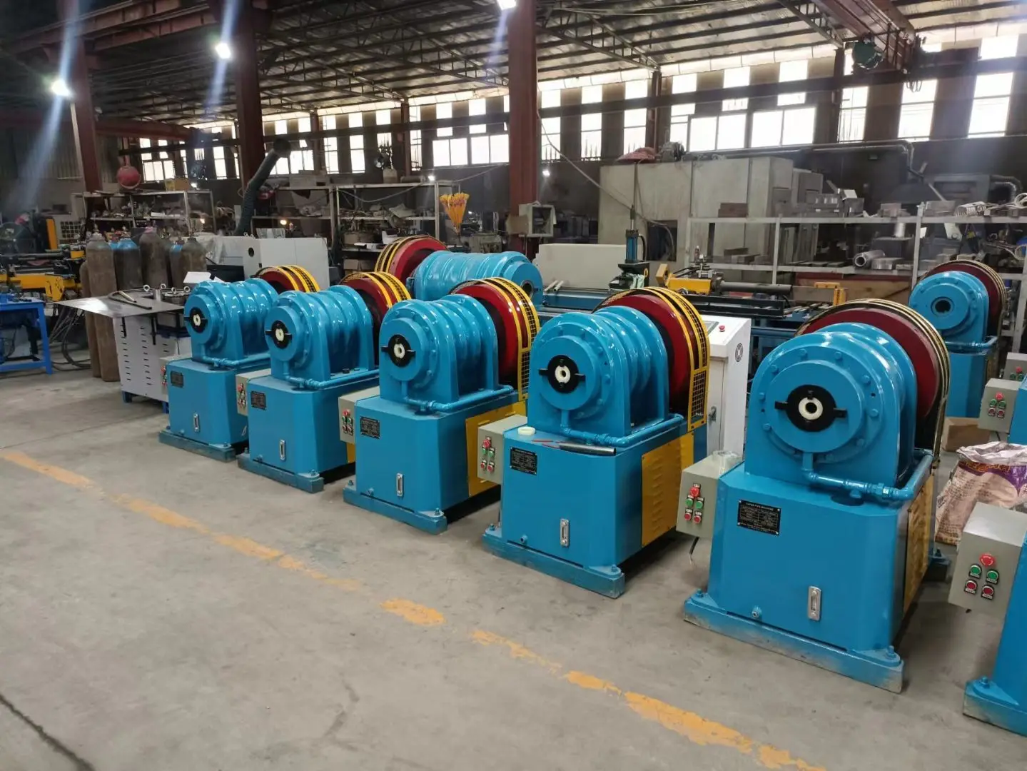 Tapered Tube Shrinking Machine: Processes Metal Tubes Into Tapered Shapes. Manual Or Automatic Operation Available. Low Noise