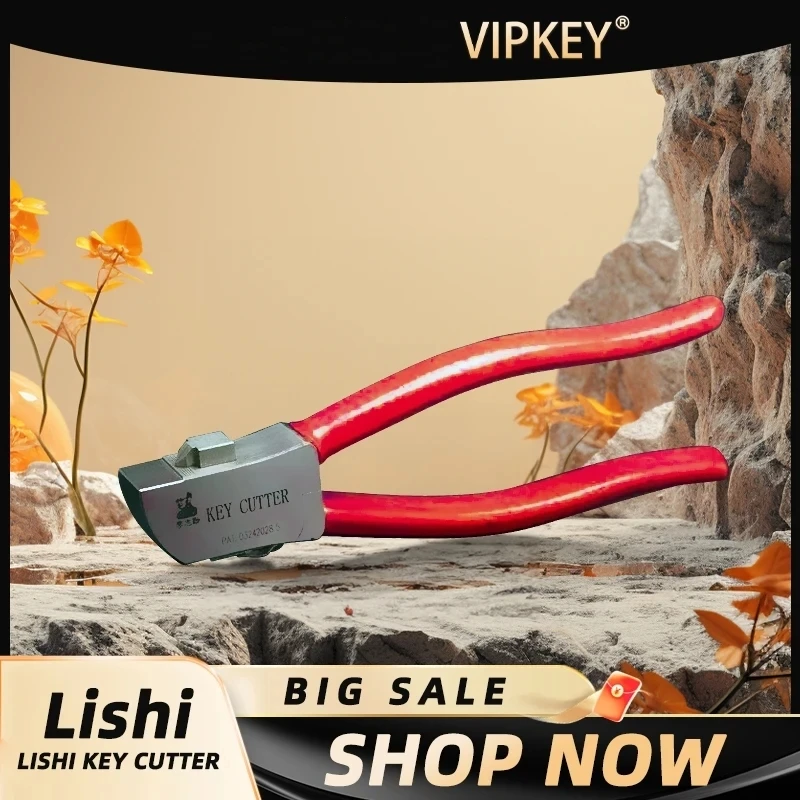 VIPKEY Original Lishi Key Cutter Locksmith Car Key Cutter Tool Auto Key Cutting Machine Locksmith Tool Cut Flat Keys Directly