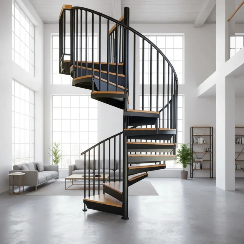 custom.Modern Staircase Hotel Metal Installation Indoor Use Straight Type Options Bedrooms Living R