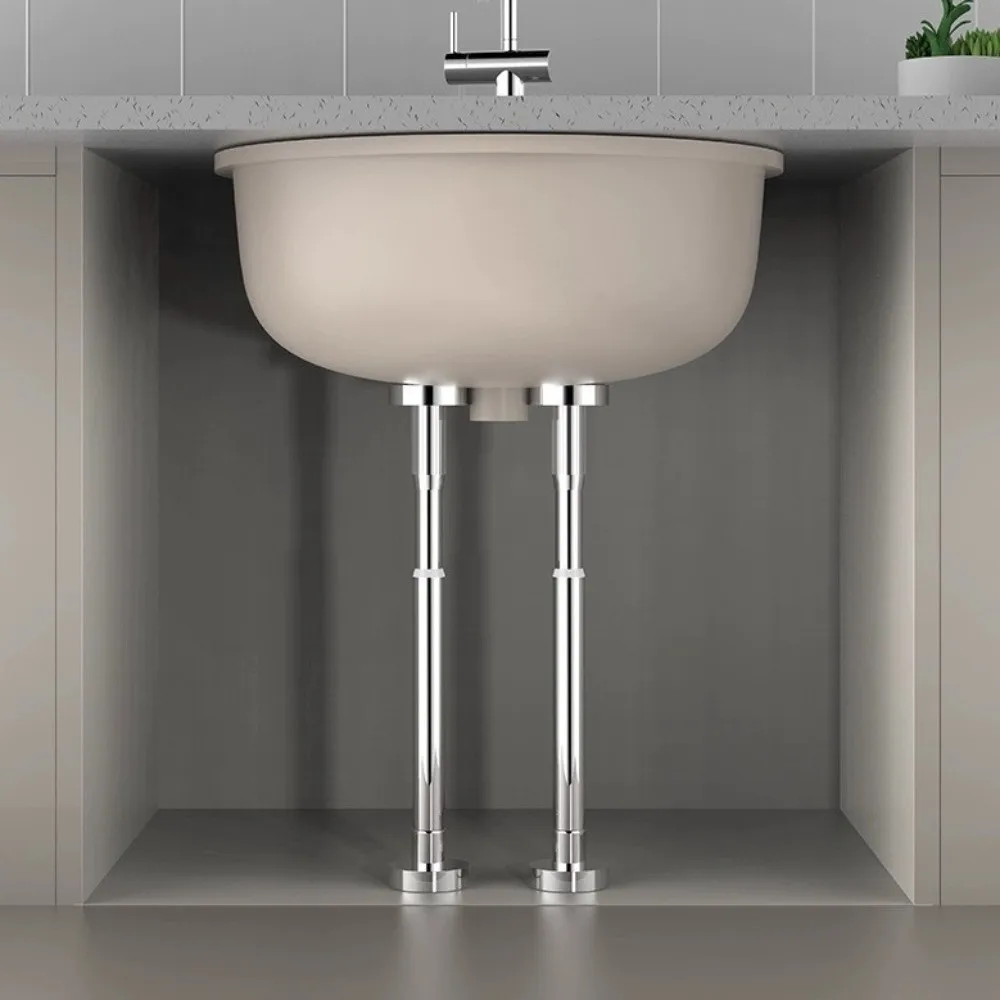 Folding Table Support Rod Adjustable Height Stainless Steel Furniture Support Legs Support Foot Desk Support Foot Stand Cabinets