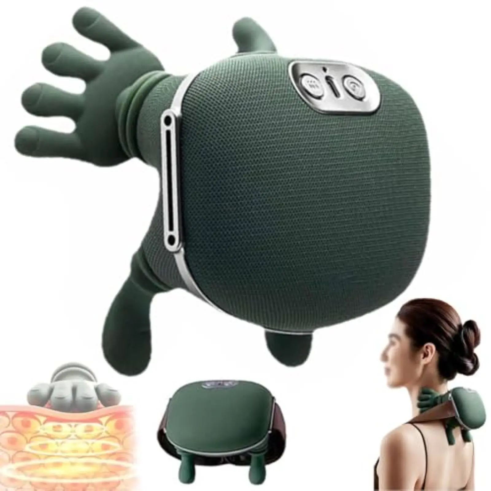 

Массажер шиацу для спины и шеи Беспроводной массажер для плеч с модернизированным теплом массажер для плеч и спины Массажер для шеи и плеч