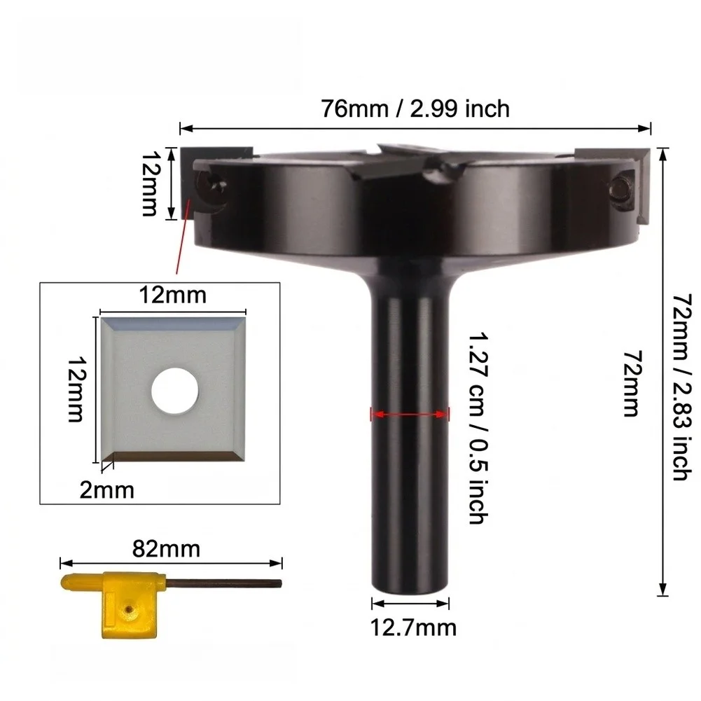 Carbide Router Bit with 1/2 inch Shank Designed for Bottom Cleaning Panel Breaking and Smooth Finish Applications
