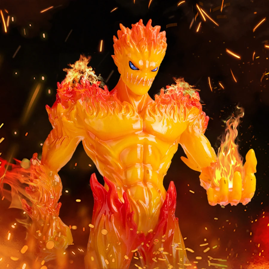 

Digimon Battle Flame Beast anime peripheral figurines, table sets, model ornaments and gifts, GK statues