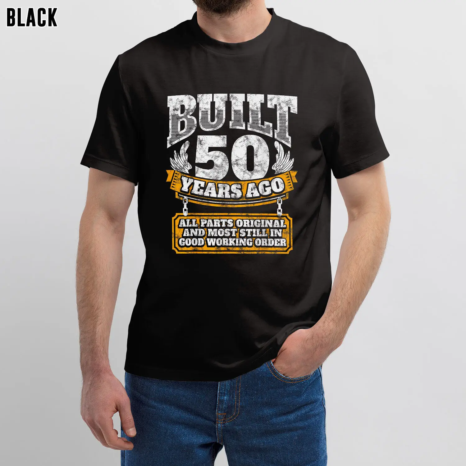 Funny 50th Birthday Shirt, Birthday Gift Saying Age 50 Year Joke Tee Men Women