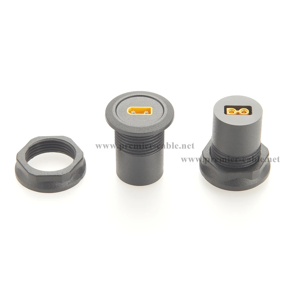 XT30 Male to Female Round Panel Mount Adapter XT30 RC Battery Charging Wireless Connector for RC Car FPV Drone Model Airplane - Image 5
