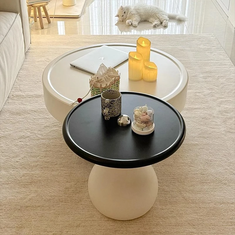 

For Decoration Aesthetic Coffee Table Round Modern Designer Luxury Chinese Side Table Creative Couchtisch Lounge Suite Furniture