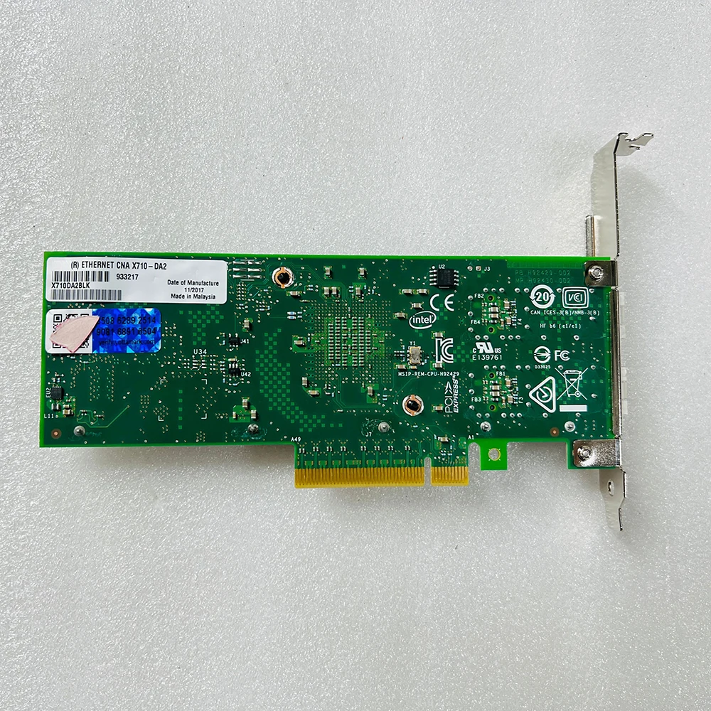 For Intel X710-DA2 10G Ethernet card with dual optical ports X710-DA2BLK