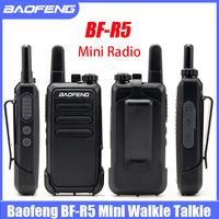 2PCS Baofeng BF-R5 Mini Walkie Talkie 1500mAh Small Two Way Radio Beauty Shop Supermarket Restaurant Portable Radio USB Charging