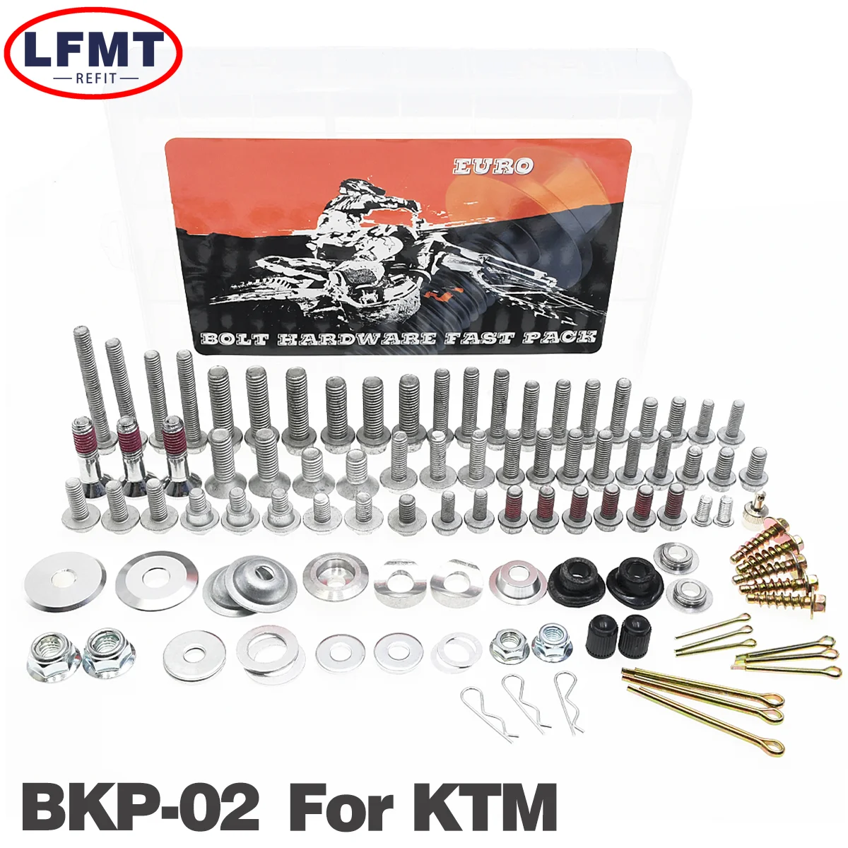 Matériel plastique vis boulon réparation sauvetage réparation kit d'outils complet fixation pour KTM EXC EXC-F SX XC XC-F XCW-F SXF TPI Six jours