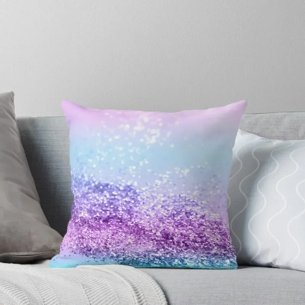 

Unicorn Girls Glitter #14 (Faux Glitter) #shiny #decor #art Throw Pillow Decorative Cushion Sofas Covers Cushion Child pillow
