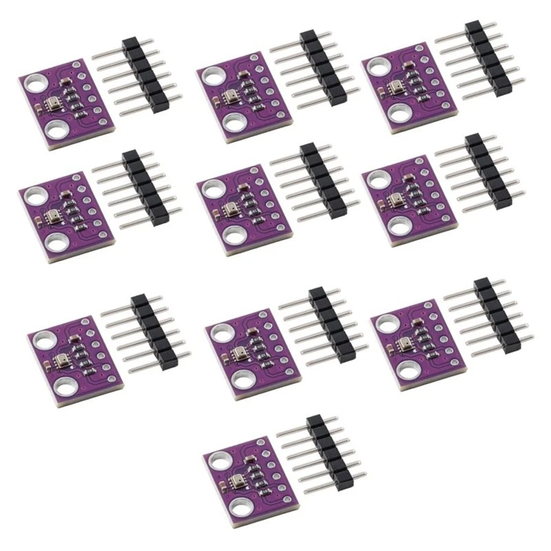 Capteur de pression barométrique numérique GY-BME280 3.3V, Module numérique, capteur de pression barométrique de température pour Arduino-[No.3 Elnic], 10 pièces
