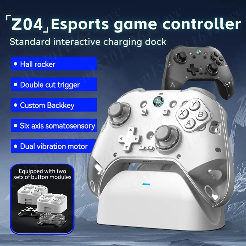 Manette de jeu sans fil Bluetooth Z04, contrôleur de jeu, manette Steam, chargement S6, Android,